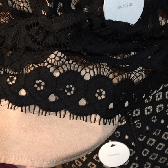 SOLD NWT 2 piece Battenberg Lace Skirt Top Dress FIRM - Picture 6 of 8